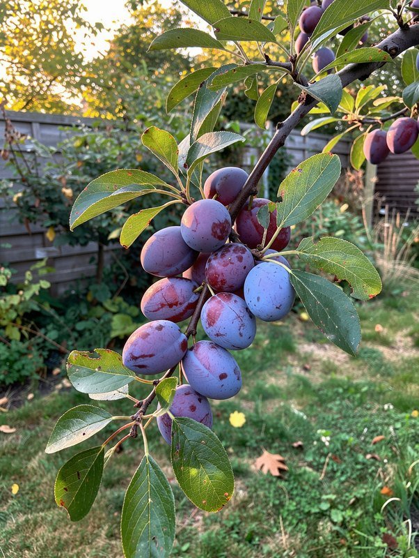 Pruim 'Opal' van dichtbij