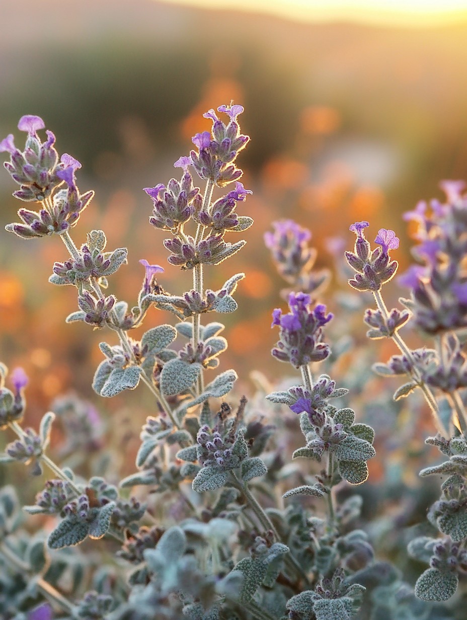 Origanum vulgare Compactum — paarse oregano bloei vol bijen op droge bodem