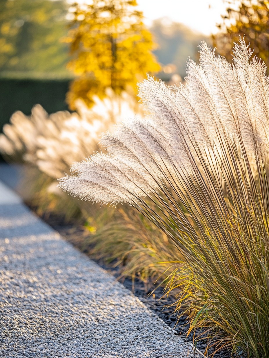 Molinia caerulea Transparent — gouden transparante pluimen in najaarslicht