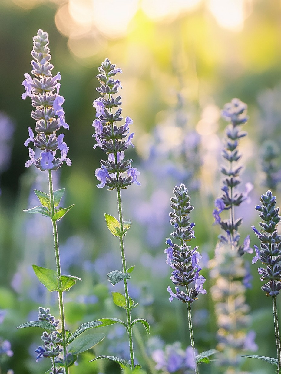 Nepeta Six Hills Giant — blauwpaarse wolk over een Engelse cottage-pad