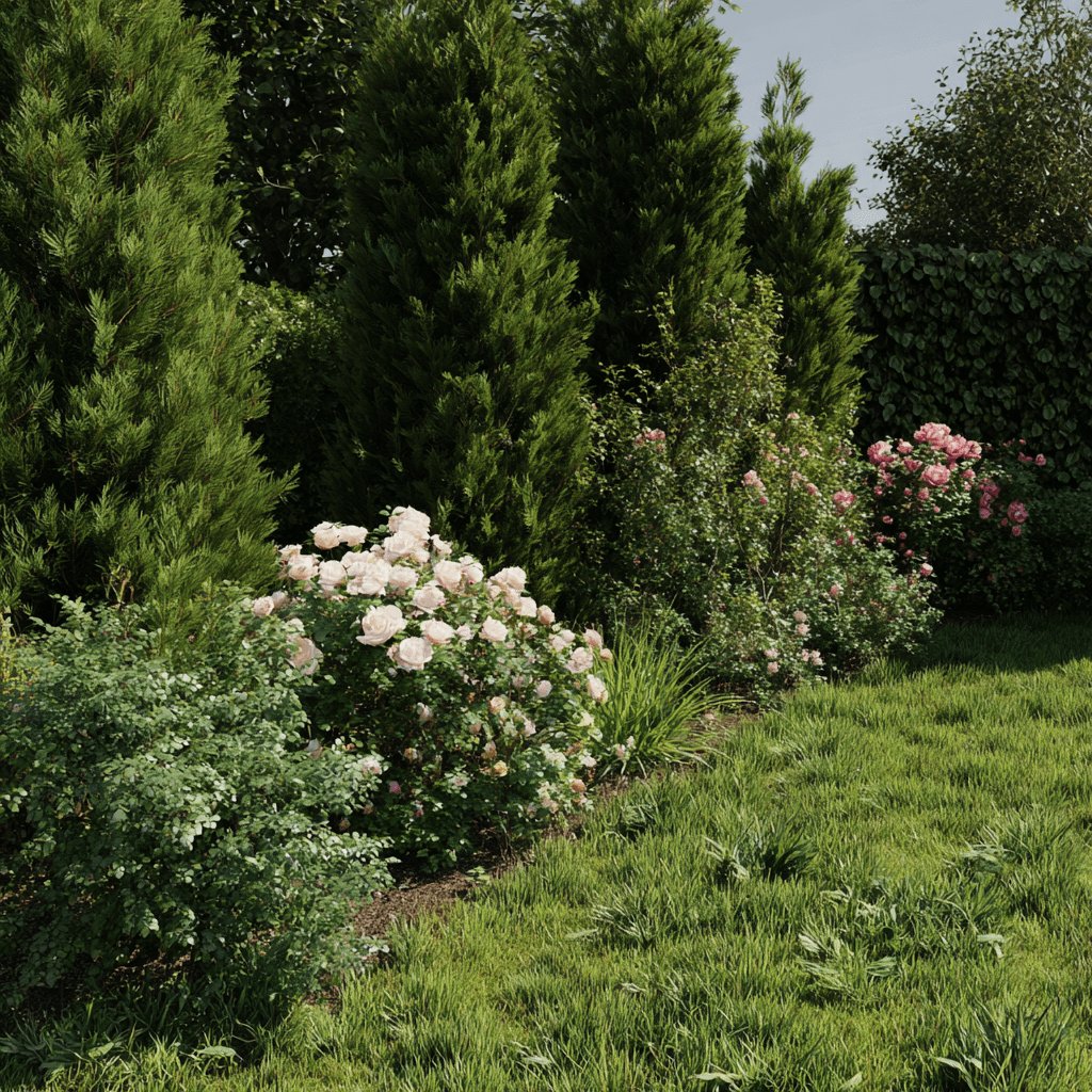 Doorsnee tuin zonder beplantingsplan